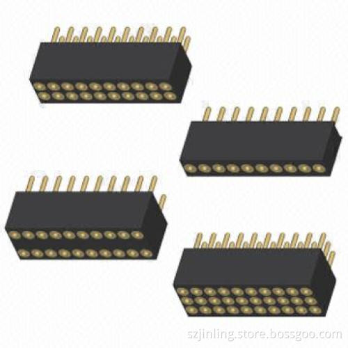 Machined parts, 1.27mm round pin right/straight angle, 3.8mm height, 8.0mm PC
